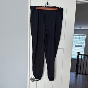 Womens LuLu Lemon Black Jogger Pants